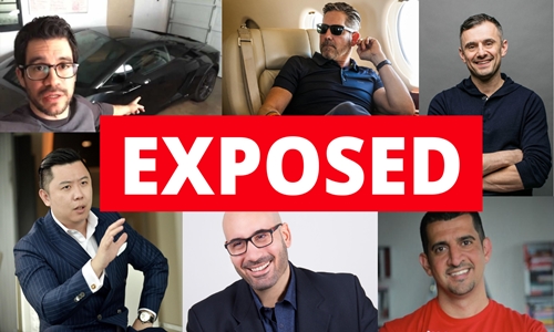Grant Cardone, Gary Vaynerchuck, Patrick Bet David, Dan Lok and Tai Lopez Exposed.